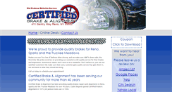 Desktop Screenshot of certifiedbrakeandalignment.com